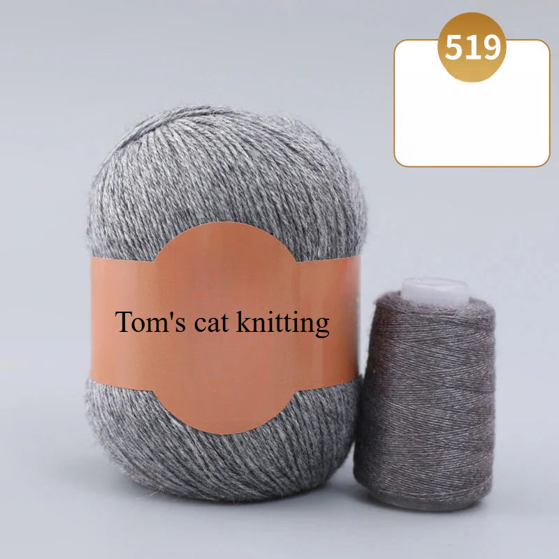 Soft gold, cashmere yarn,sales of medium and rough hand-woven yarn wool