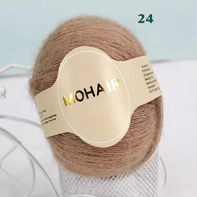 South Africa Super Young Angola Thin Thread 25g High Content Wool Thread Handmade DIY Baby Doll Thread