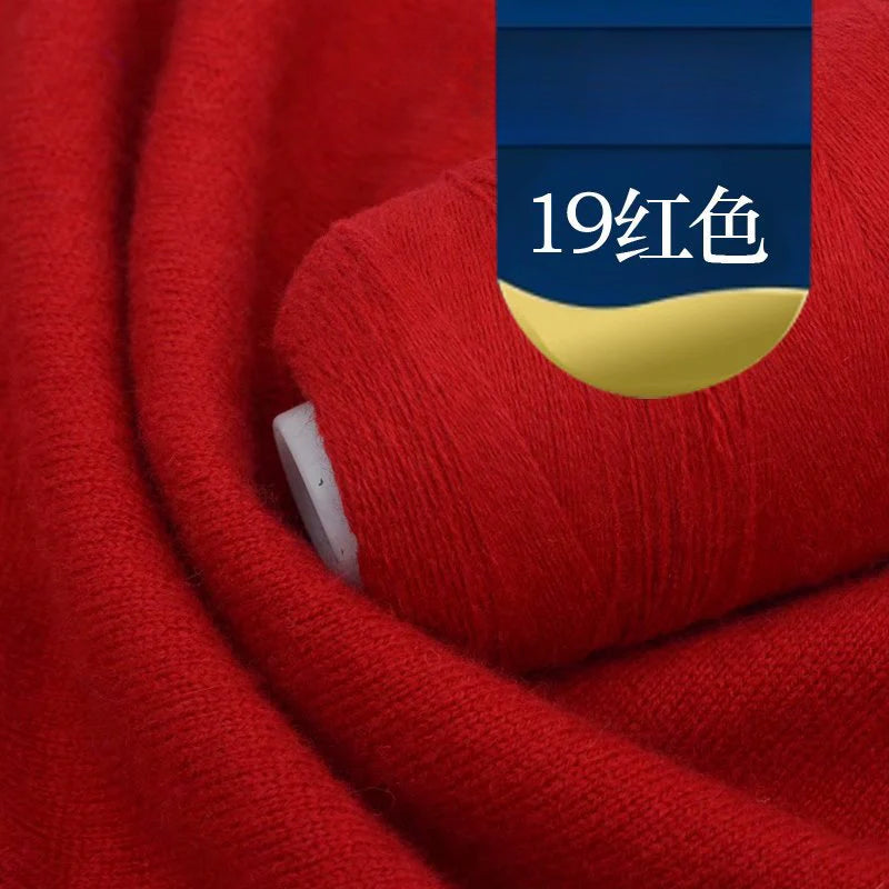 No standard woven cashmere thread 30% cashmere, beaded shiny silk hand-woven cashmere fine thread wool scarf DIY hand-woven