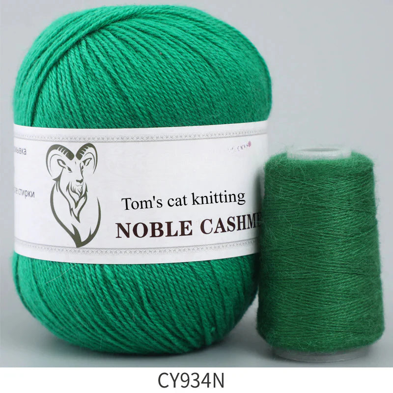 High-grade cashmere thread, medium and rough hand-knitted 16 three-strand wool, autumn and winter wool blended