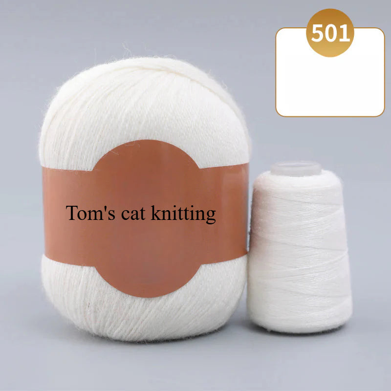 Soft gold, cashmere yarn,sales of medium and rough hand-woven yarn wool