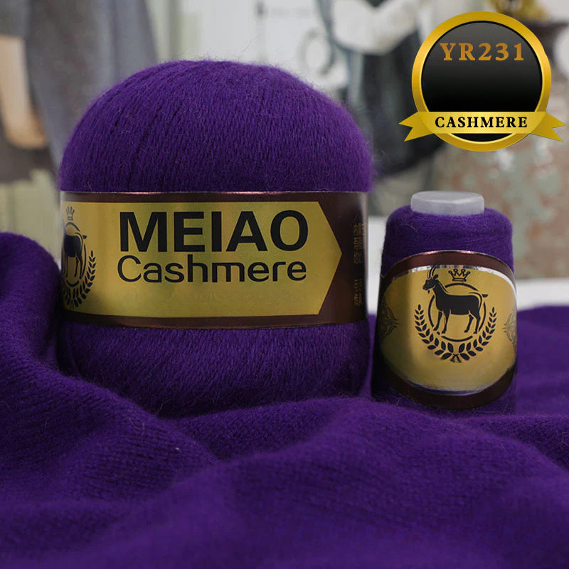 genuine high-end American and Australian platinum pure cashmere 6 + 6 boutique medium and rough hand-woven elastic sweater
