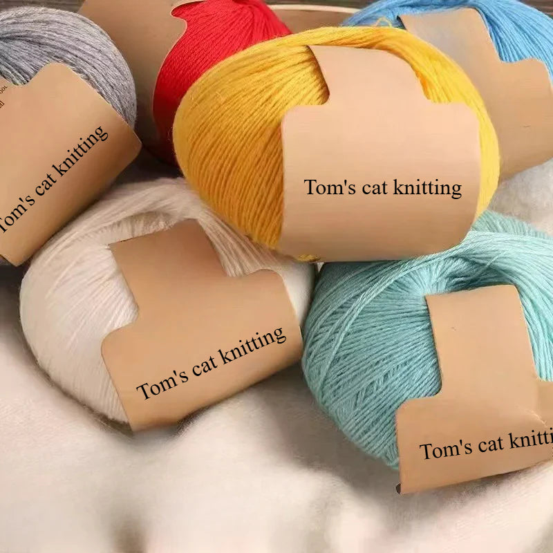 26 /4 high-grade cashmere hand-woven pure wool anti-pilling soft gold thread