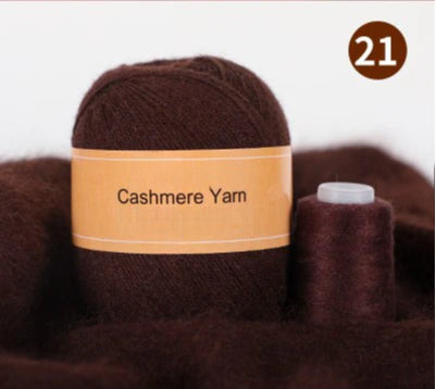 hand-woven thread 21s/3 medium and thick high-matching cashmere yarn, knitted wool ball