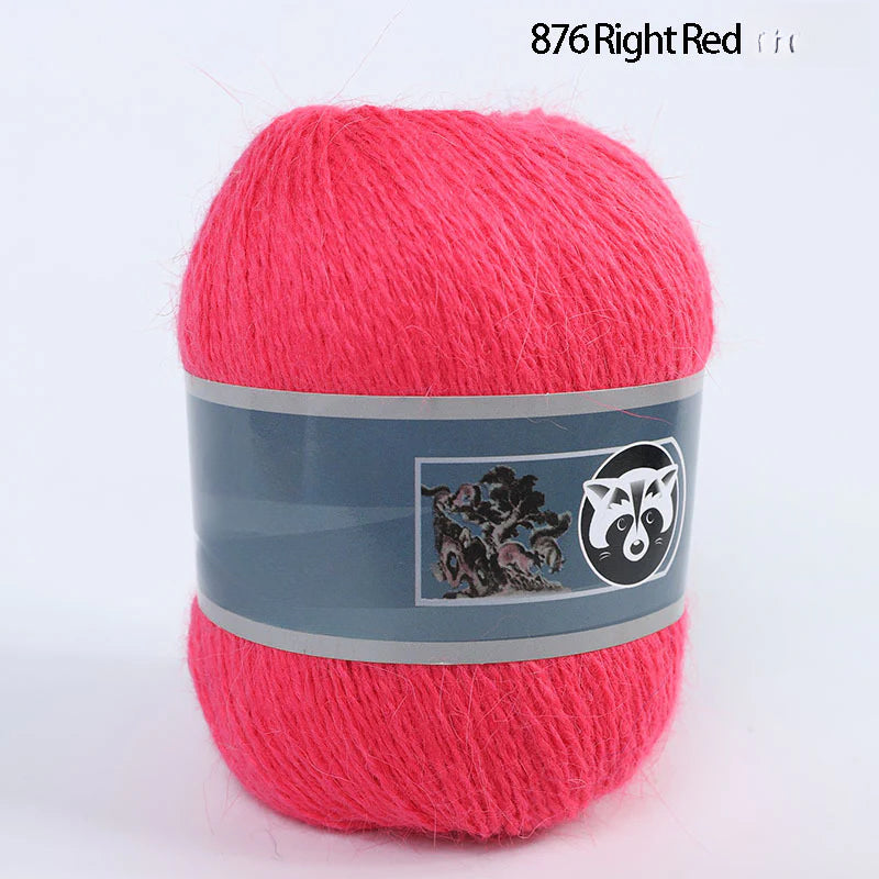 3 sets/bag, long-haired mink fleece yarn
