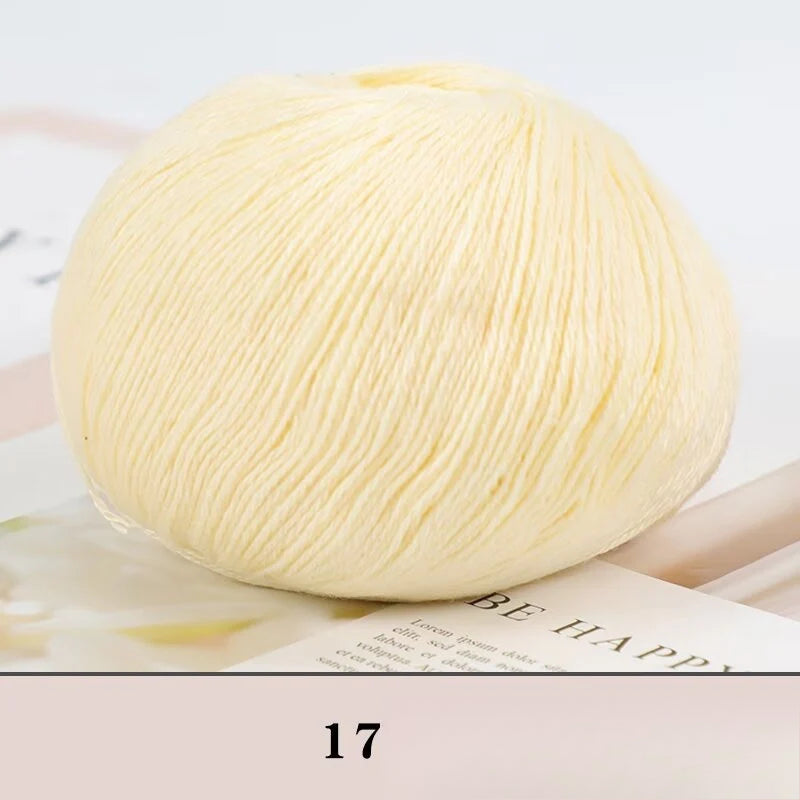 Cashmere thread, hand-woven medium and rough sweater, scarf, wool ball