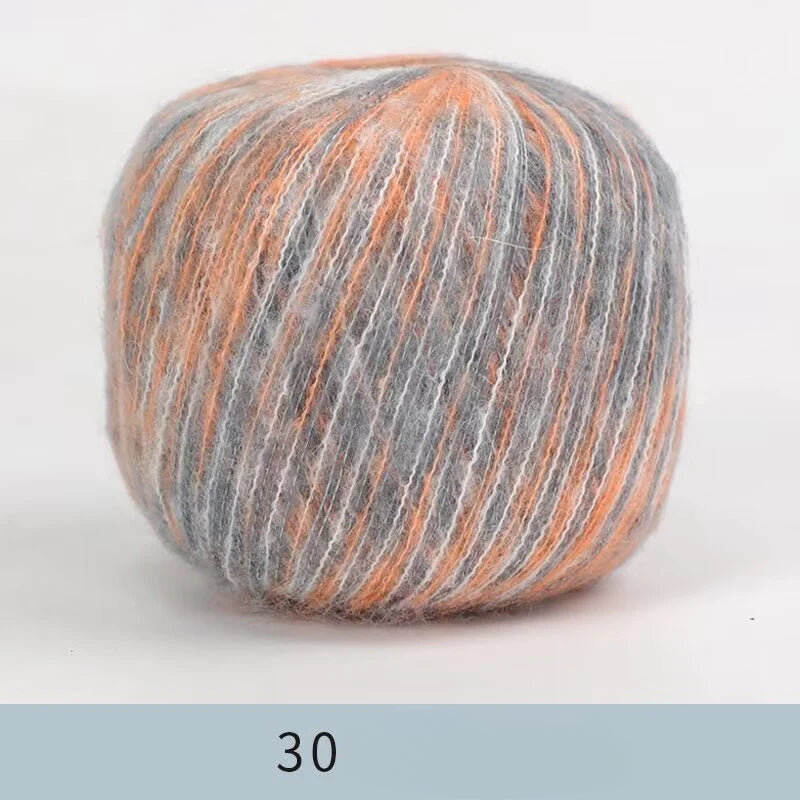 Whole wool lace wool thread fine wool cashmere hand-woven thread mohair soft fine wool thread