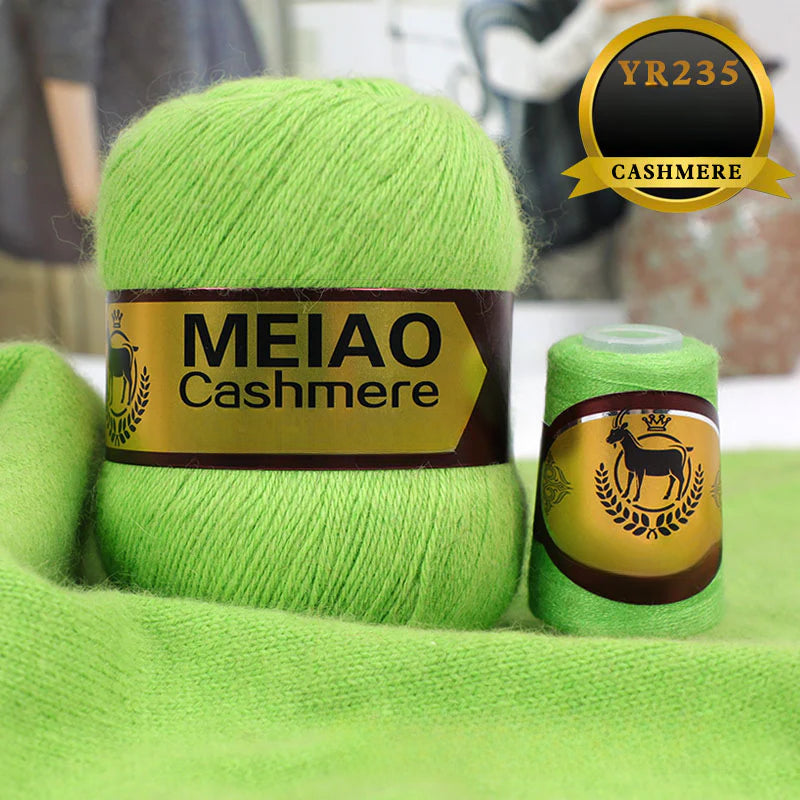genuine high-end American and Australian platinum pure cashmere 6 + 6 boutique medium and rough hand-woven elastic sweater