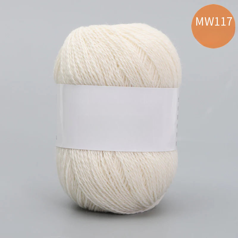 62 color 100% pure wool thread, Australian DIY14s/2 medium rough hand-knitted merino yarn