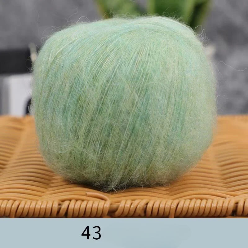 Whole wool lace wool thread fine wool cashmere hand-woven thread mohair soft fine wool thread