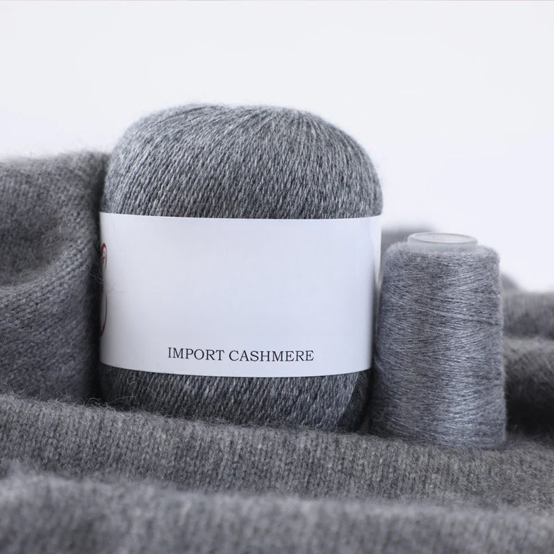 High matching hand-knitted cashmere thread DIY handmade three-strand medium-thick knitted wool thread 25-color