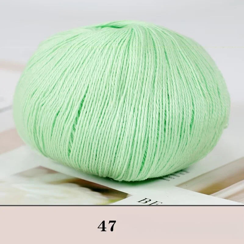 Cashmere thread, hand-woven medium and rough sweater, scarf, wool ball