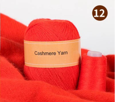 hand-woven thread 21s/3 medium and thick high-matching cashmere yarn, knitted wool ball