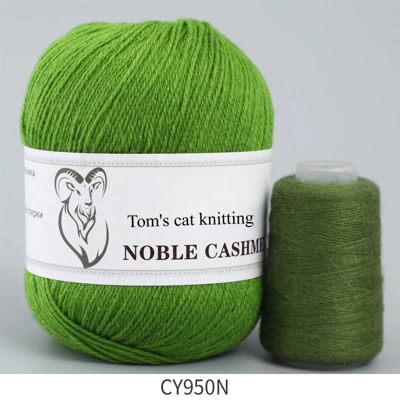 High-grade cashmere thread, medium and rough hand-knitted 16 three-strand wool, autumn and winter wool blended
