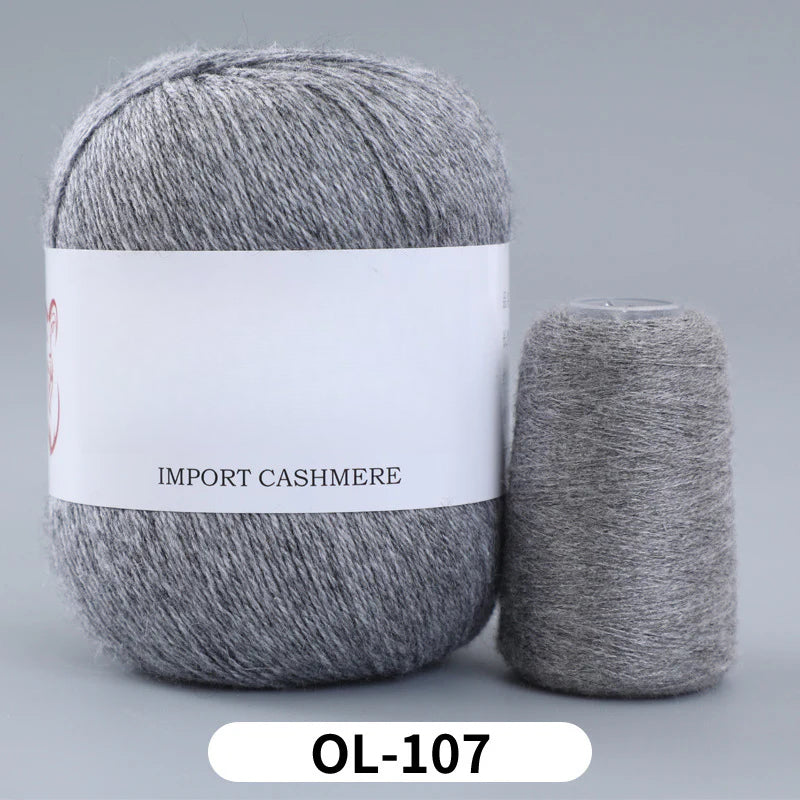 High matching hand-knitted cashmere thread DIY handmade three-strand medium-thick knitted wool thread 25-color