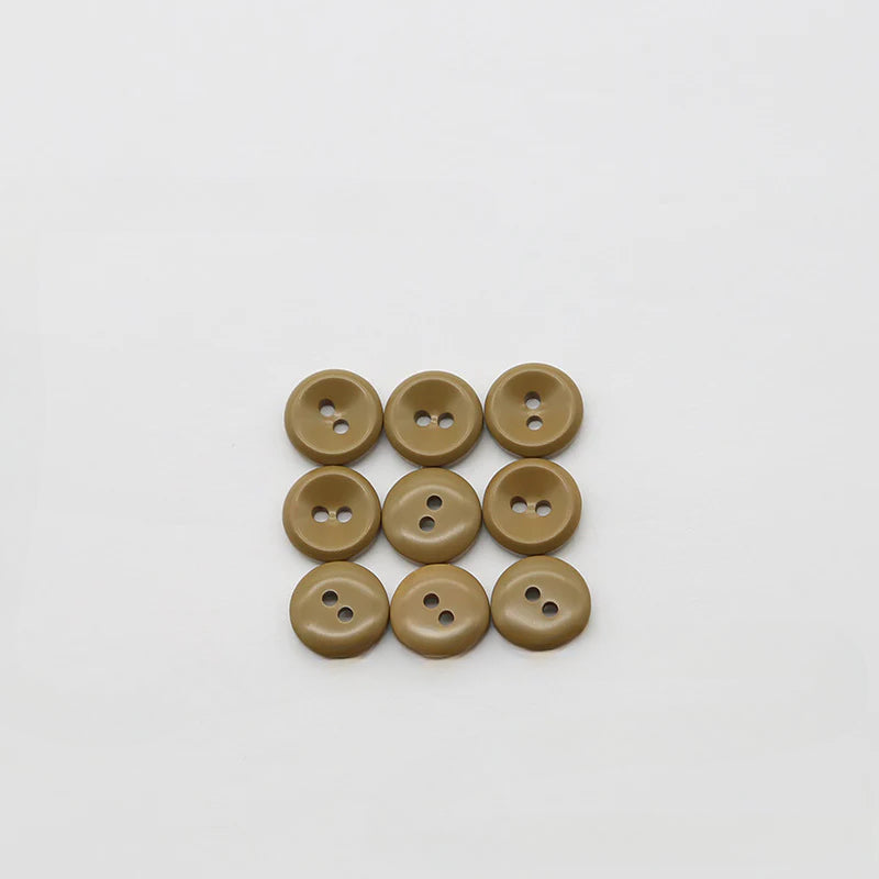 New versatile round two-eye color resin button luxury shirt mini button kindergarten sticky painting free punching