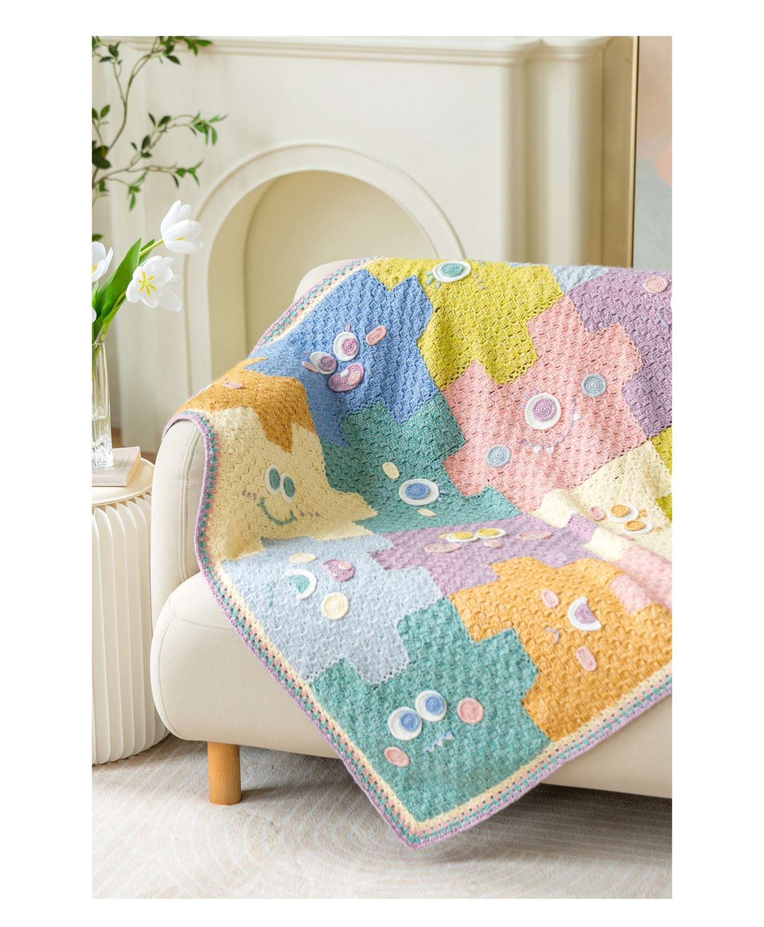 handmade   Blanket      Cotton thread   Special gift  baby blanket  knit blanket knit blanket pattern