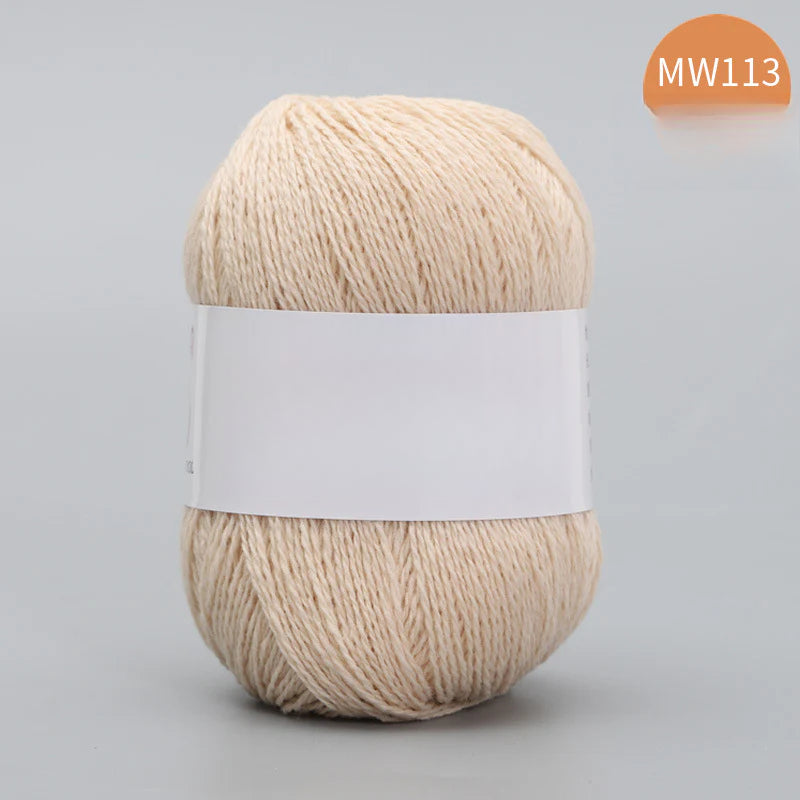 62 color 100% pure wool thread, Australian DIY14s/2 medium rough hand-knitted merino yarn
