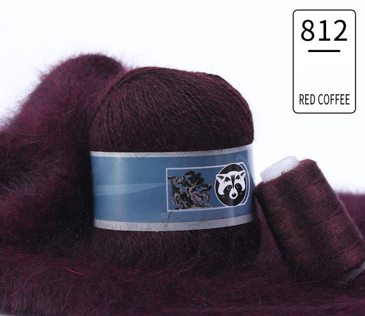 3 sets/bag, long-haired mink fleece yarn