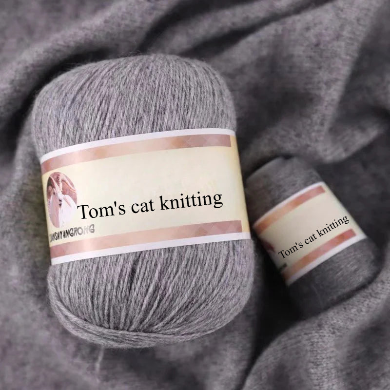 Medium and thick hand-woven 6 + 6 thread, machine-woven baby scarf thread, mink thread