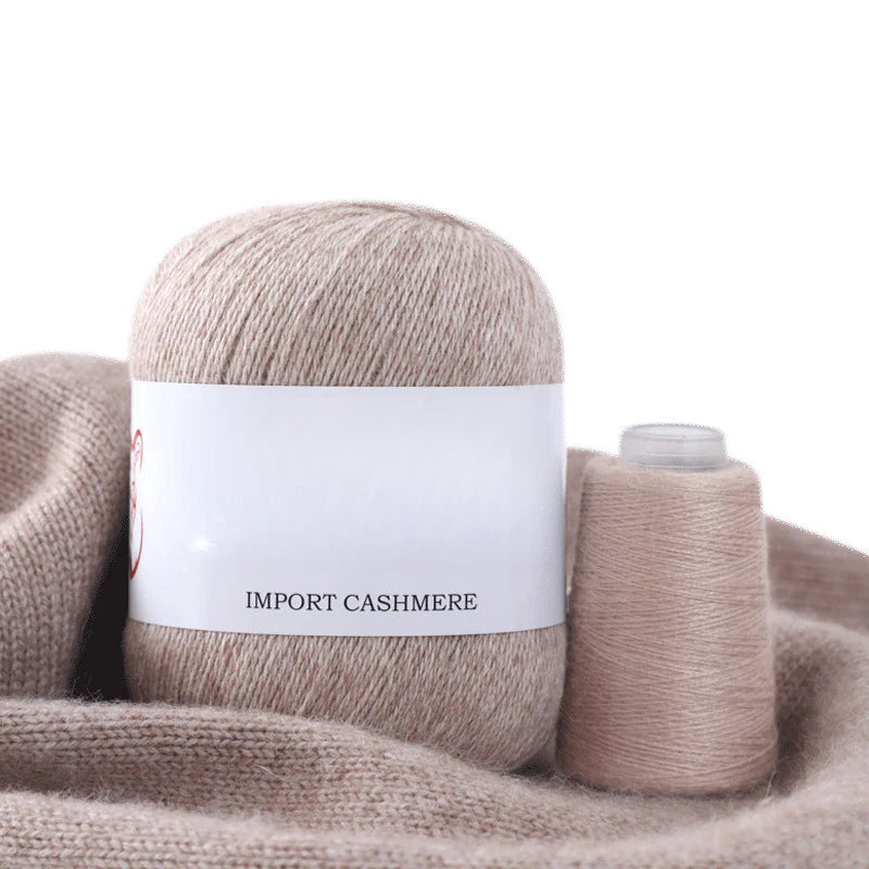 High matching hand-knitted cashmere thread DIY handmade three-strand medium-thick knitted wool thread 25-color