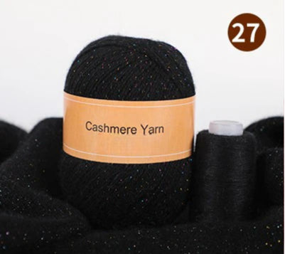 hand-woven thread 21s/3 medium and thick high-matching cashmere yarn, knitted wool ball