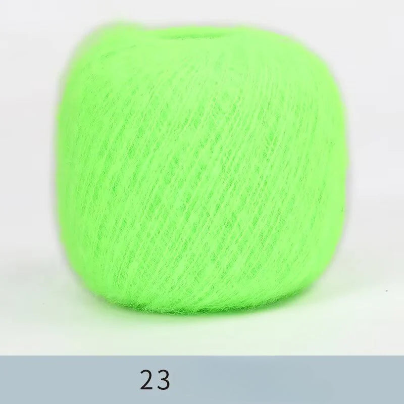 Whole wool lace wool thread fine wool cashmere hand-woven thread mohair soft fine wool thread
