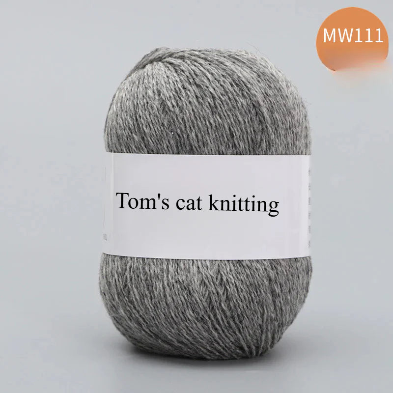 62 color 100% pure wool thread, Australian DIY14s/2 medium rough hand-knitted merino yarn