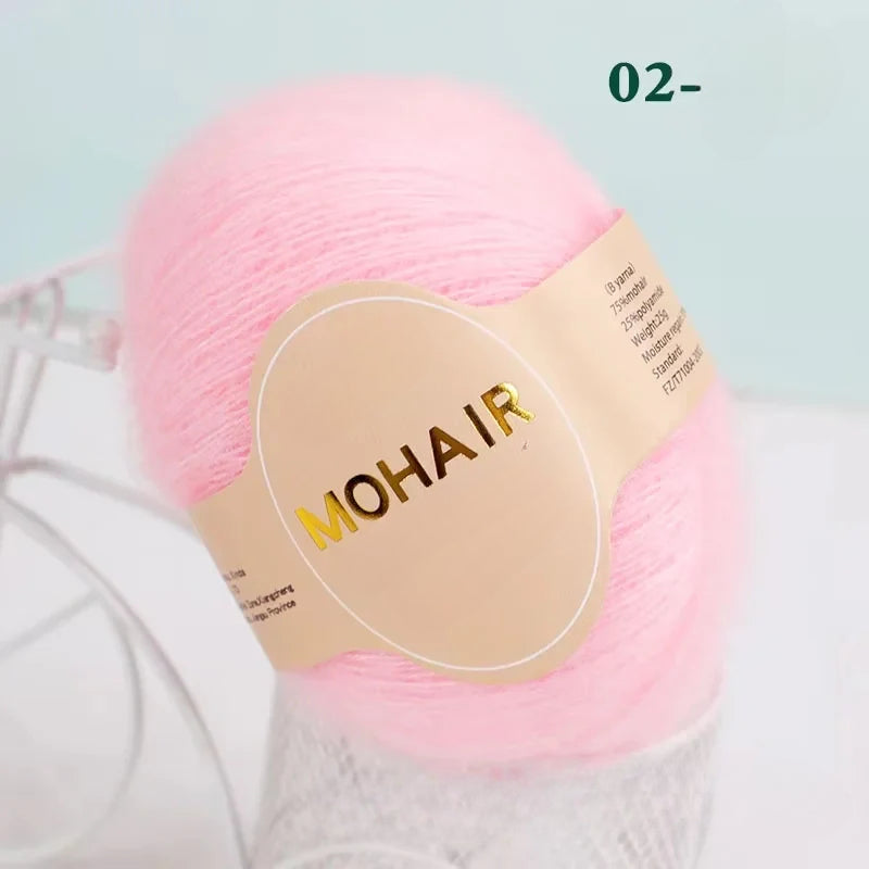 South Africa Super Young Angola Thin Thread 25g High Content Wool Thread Handmade DIY Baby Doll Thread