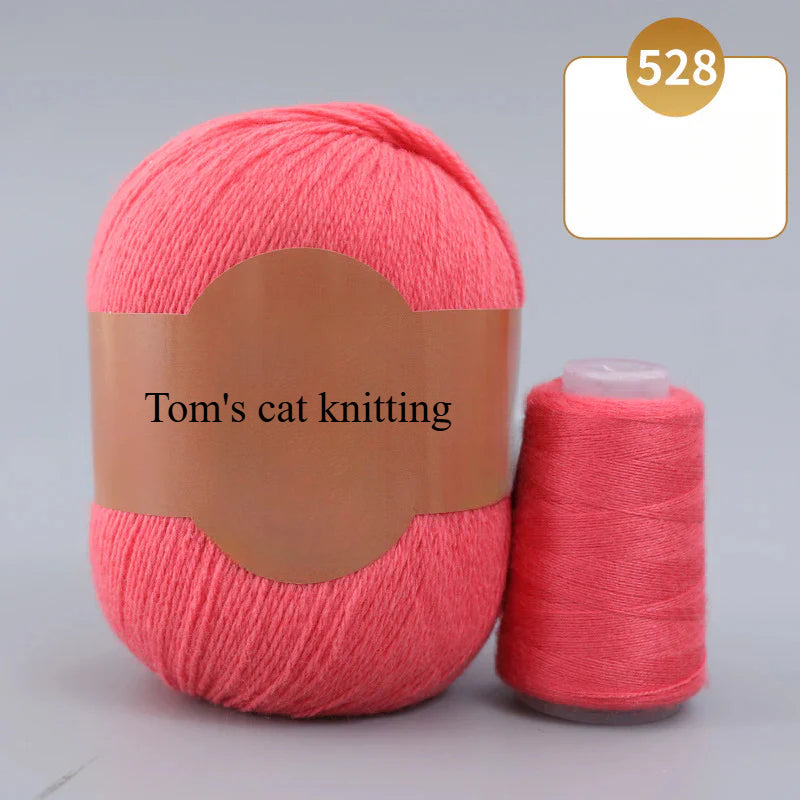 Soft gold, cashmere yarn,sales of medium and rough hand-woven yarn wool