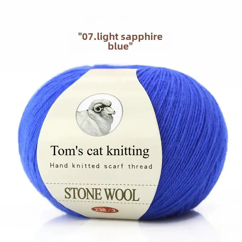 hand-woven lamb wool soft and delicate hand-woven baby sweater milk ball thread