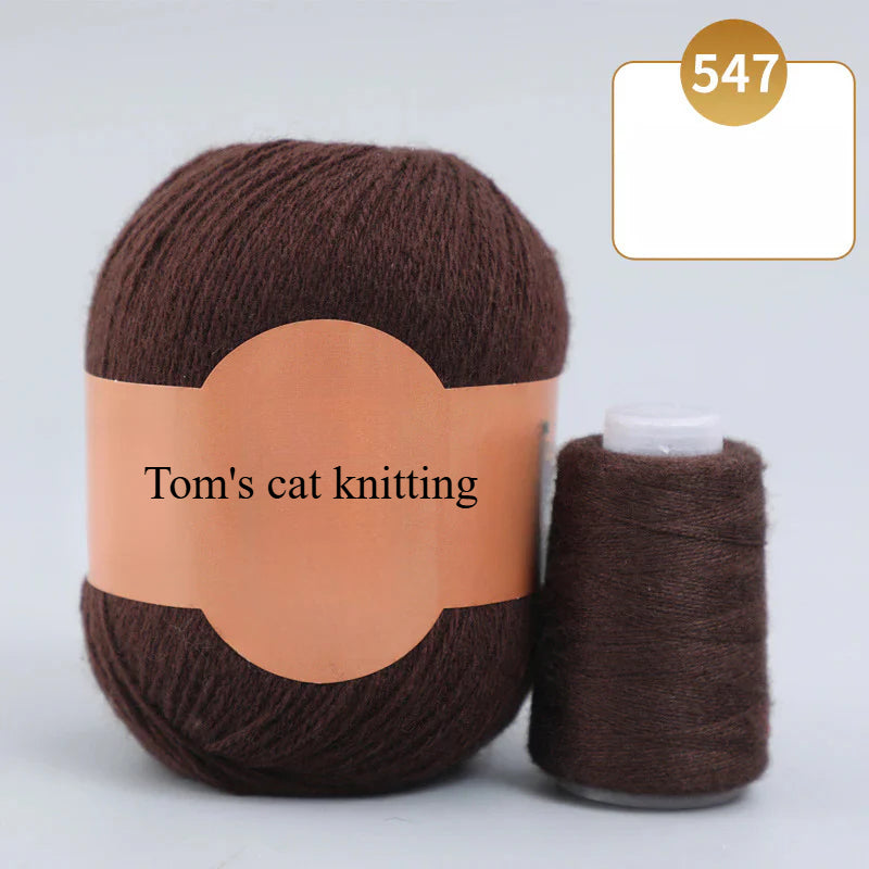 Soft gold, cashmere yarn,sales of medium and rough hand-woven yarn wool
