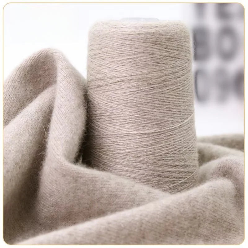 Two strands of cashmere thread, genuine cashmere thread 100 woven hand-woven scarf yarn, pure DIY wool