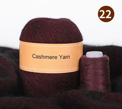 hand-woven thread 21s/3 medium and thick high-matching cashmere yarn, knitted wool ball