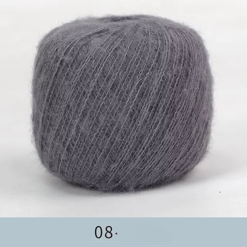 Whole wool lace wool thread fine wool cashmere hand-woven thread mohair soft fine wool thread