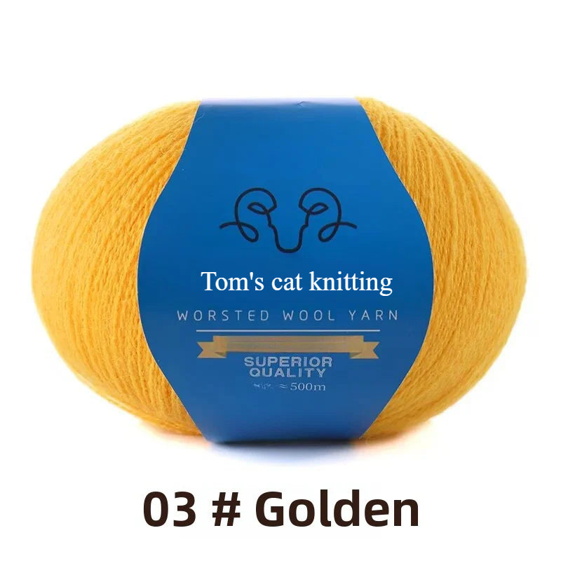 Ball thread 2 strands worsted fine wool lace thread hand-woven sweater scarf shawl thread fine wool thread
