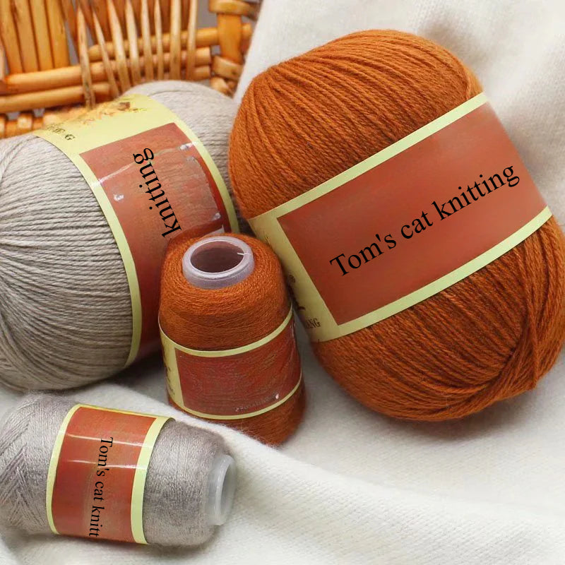 Fleece emperor 6 + 6 cashmere yarn woven hand knitted cashmere thread scarf thread hat significant other thread
