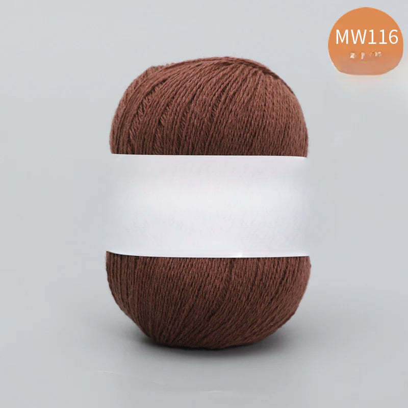 62 color 100% pure wool thread, Australian DIY14s/2 medium rough hand-knitted merino yarn
