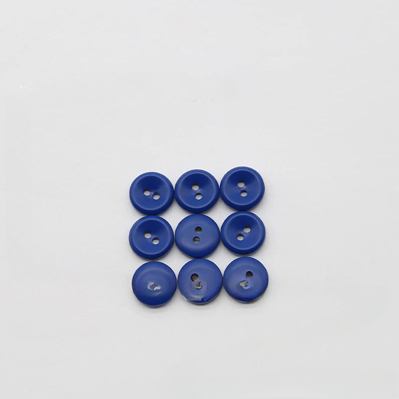 New versatile round two-eye color resin button luxury shirt mini button kindergarten sticky painting free punching