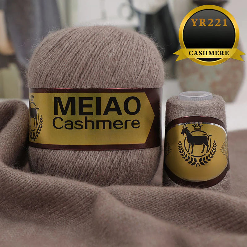 genuine high-end American and Australian platinum pure cashmere 6 + 6 boutique medium and rough hand-woven elastic sweater