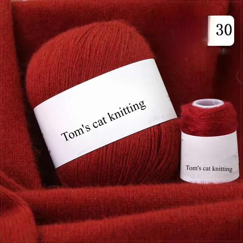 Cashmere thread hand-woven medium and thick wool ball DIY scarf hand-woven baby wool ball thread