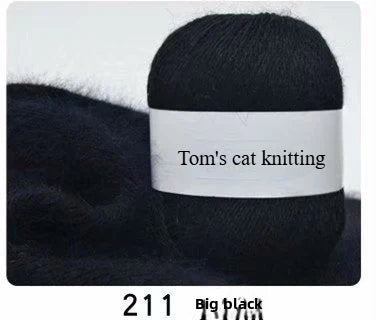 Orchid mink hand-woven thread, medium coarse Dai mink cashmere significant other wool