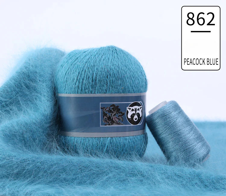 3 sets/bag, long-haired mink fleece yarn