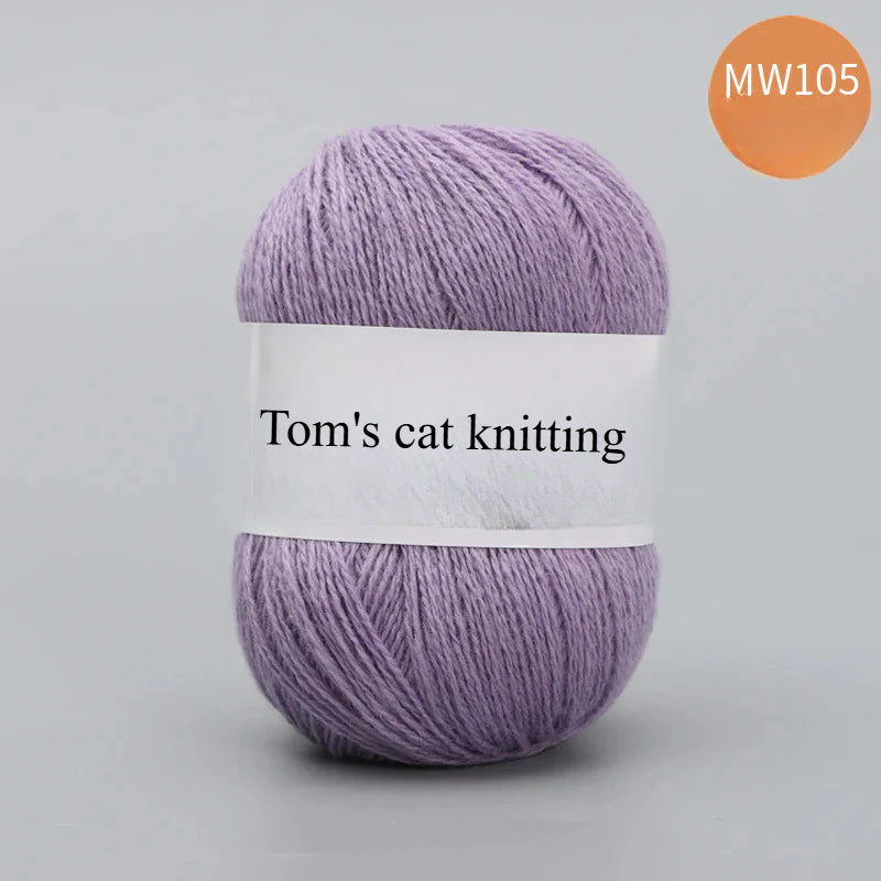 62 color 100% pure wool thread, Australian DIY14s/2 medium rough hand-knitted merino yarn