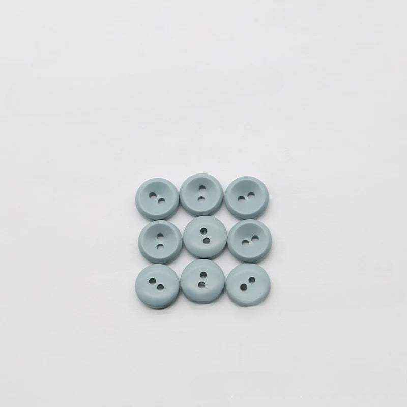New versatile round two-eye color resin button luxury shirt mini button kindergarten sticky painting free punching