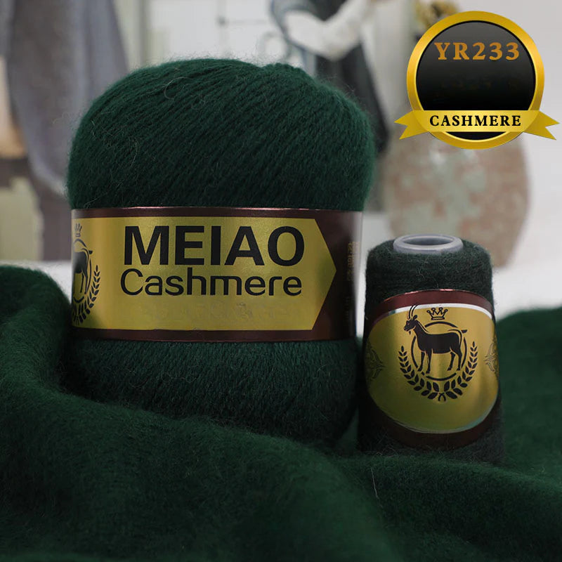genuine high-end American and Australian platinum pure cashmere 6 + 6 boutique medium and rough hand-woven elastic sweater