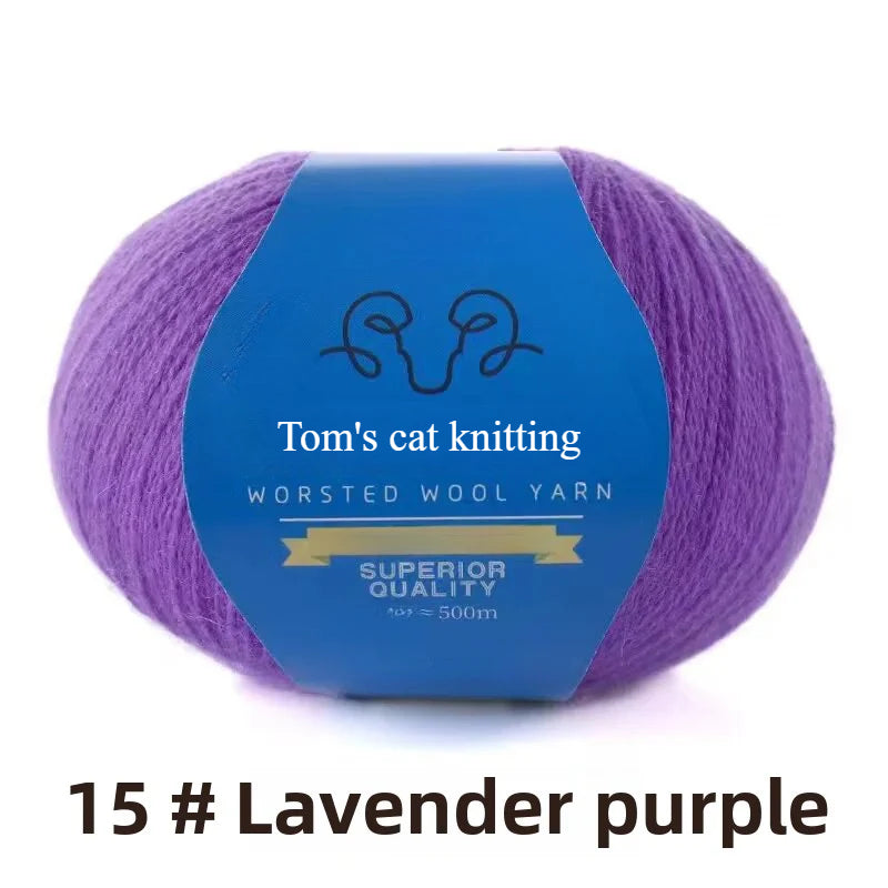 Ball thread 2 strands worsted fine wool lace thread hand-woven sweater scarf shawl thread fine wool thread