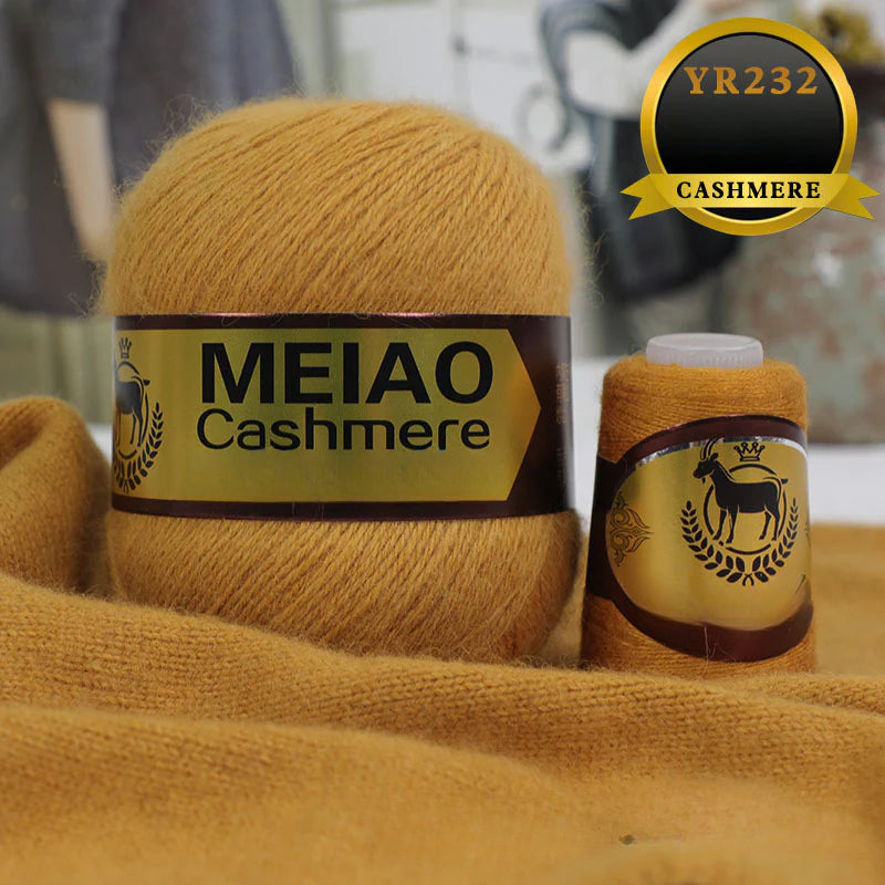 genuine high-end American and Australian platinum pure cashmere 6 + 6 boutique medium and rough hand-woven elastic sweater