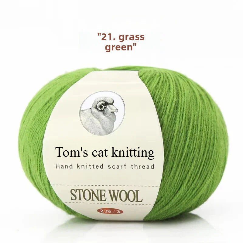 hand-woven lamb wool soft and delicate hand-woven baby sweater milk ball thread