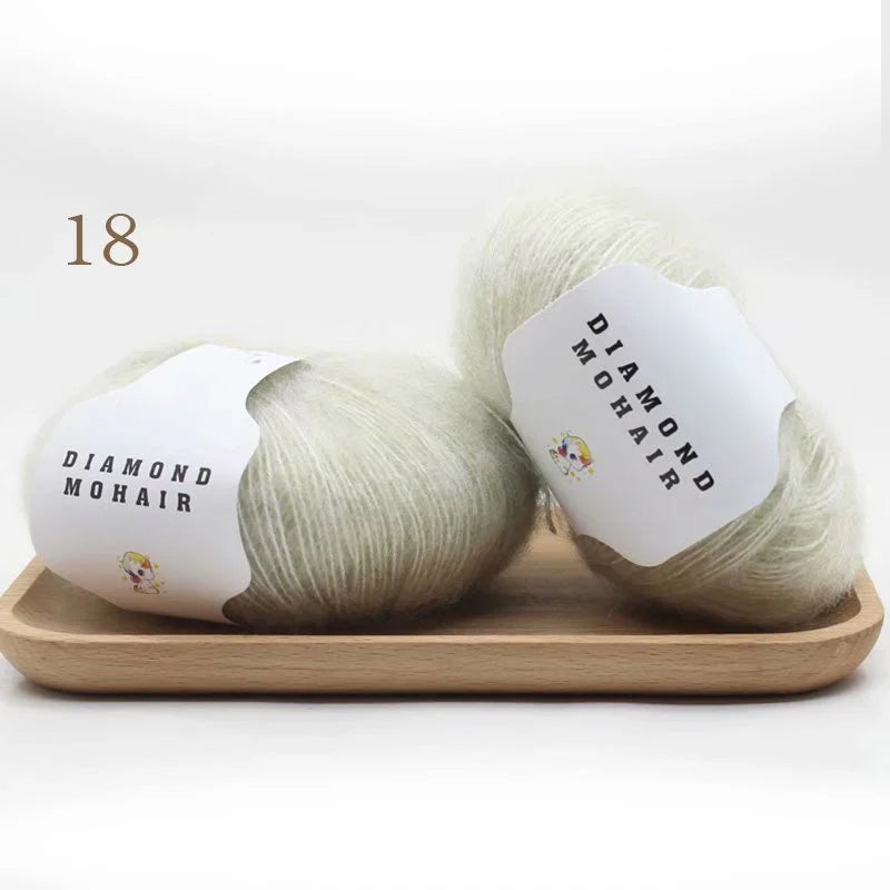 Angola 25g crochet thread pull wool yarn fancy thread hand knitted scarf jacket